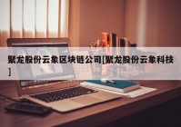 聚龙股份云象区块链公司[聚龙股份云象科技]